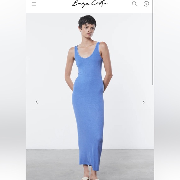 Enza Costa Dresses & Skirts - Enza Costa Silk Rib Maxi Dress